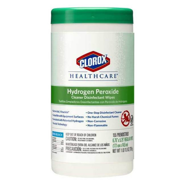 Clorox Disinfecting Wipes,155 ct,Canister,PK6 30825