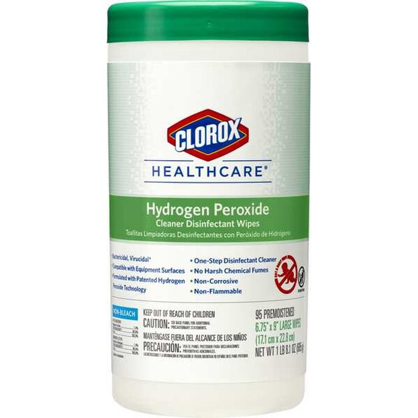 Clorox Disinfecting Wipes,Canister,White,PK6 30824