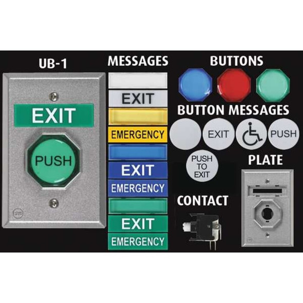 Safety Technology International Universal Push Button Kit UB-1