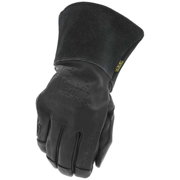 Torch Cascade Welding Gloves, Gauntlet Cuff, Keystone Thumb, Cowhide Leather, 11, 1 PR