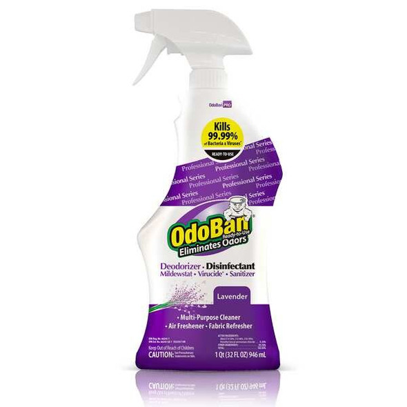 Odoban Odor Eliminator,32 oz.,Lavender,PK12 910162-QC12