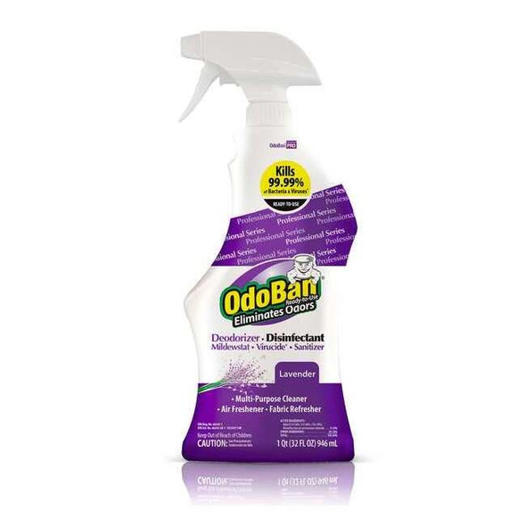 Odoban Odor Eliminator,32 oz.,Lavender,PK12 910162-QC12