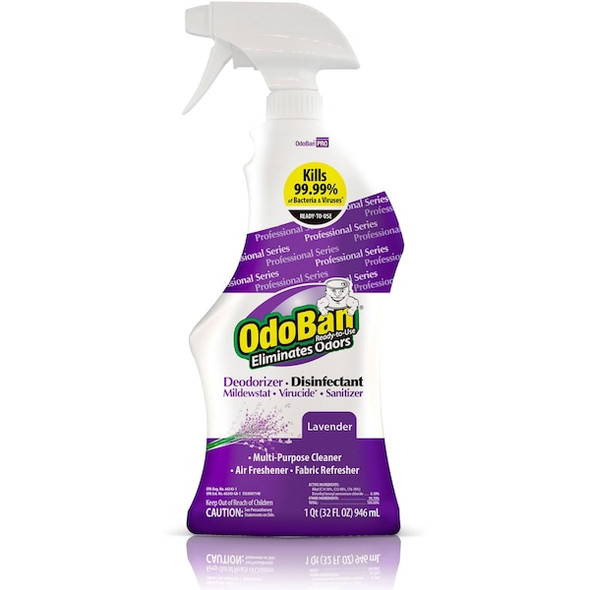 Odoban Odor Eliminator,1 qt,Spray Bottle,PK12 910162-QC12 Odoban Odor Eliminator,1 qt,Spray Bottle,PK12 910162-QC12