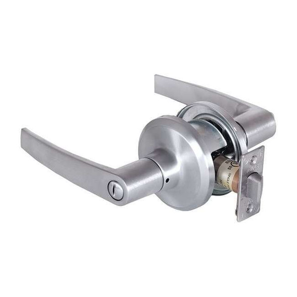 Dormakaba Lever Lockset,Mechanical,Privacy,Grade 2 QTL240A626SA118F