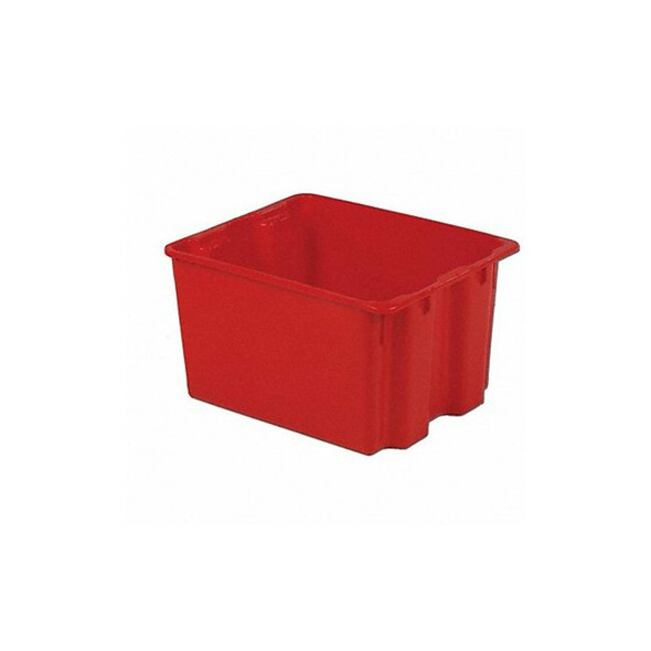 Lewisbins StackingandNestingTote,21inL,17inW,Red SN2117-12 Red Lewisbins StackingandNestingTote,21inL,17inW,Red SN2117-12 Red