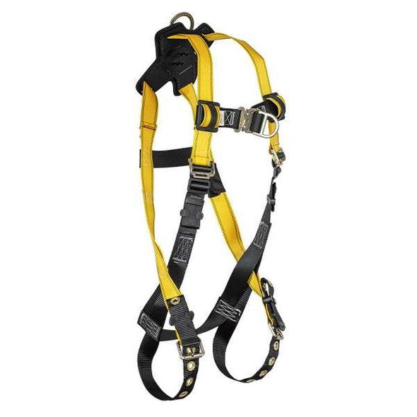Condor Full Body Harness,Vest,Yellow,M Size 61DD36 Condor Full Body Harness,Vest,Yellow,M Size 61DD36