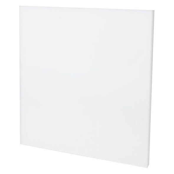 White Polypropylene Sheet Stock 48" L x 48" W x 0.375" Thick