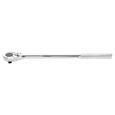 Classic Long Handle Pear Head Ratchet, 1/2 in Dr, 15 in L, Full Polish
