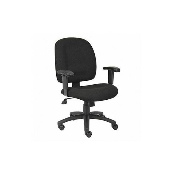 Manufacturer Varies Fabric Task Chair, 20 1/2-, Adjustable, Black 452R13