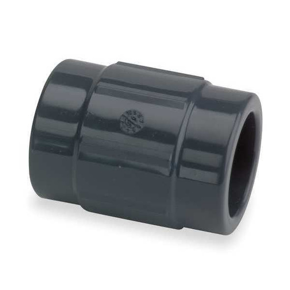CPVC Coupling, Schedule 80, 2-1/2" Pipe Size, Socket