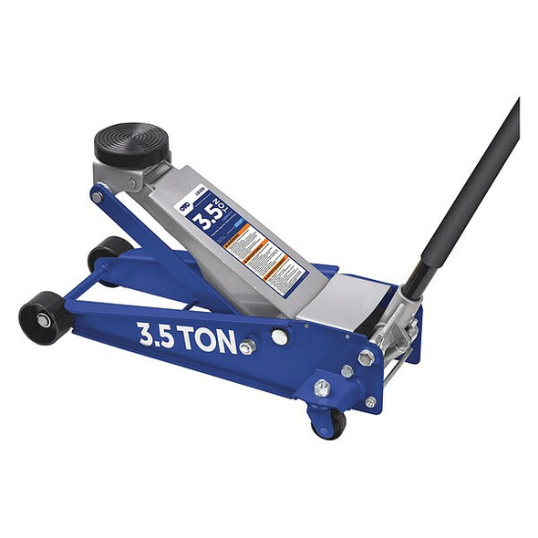 Otc Floor Jack, Steel, Manual Handle, Mechanical, 3.5 ton Load Capacity LDJ35