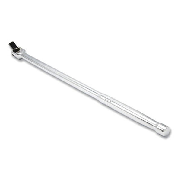 Flex Handle/Breaker Bar, 1/2 in Drive, 18 in Length, Full Polish Chrome