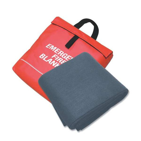 Sellstrom Fire Blanket,5 ft W,6 ft L,Gray S97453 Sellstrom Fire Blanket,5 ft W,6 ft L,Gray S97453