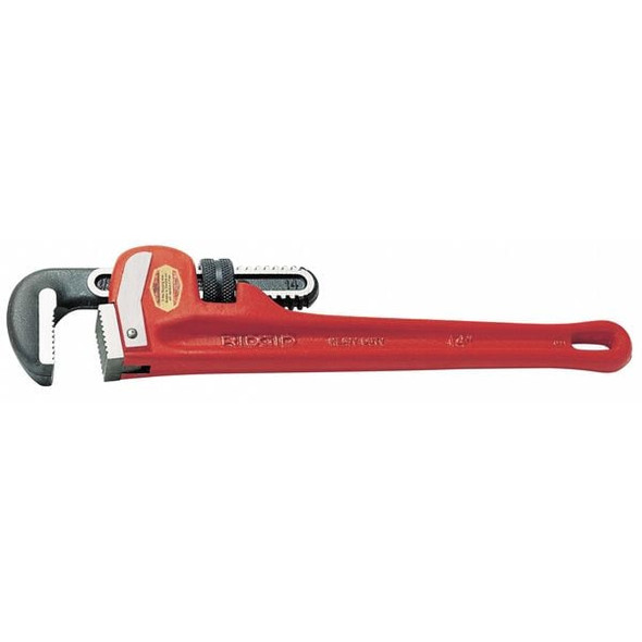 Ridgid 60" Heavy-Duty Straight Pipe Wrench, 8" Pipe Capacity, Red 31045