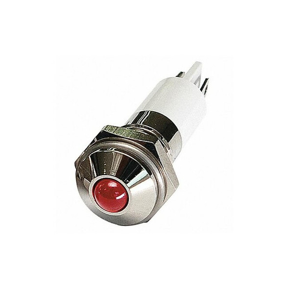 Manufacturer Varies Round Indicator Light,Red,24VDC 24M078