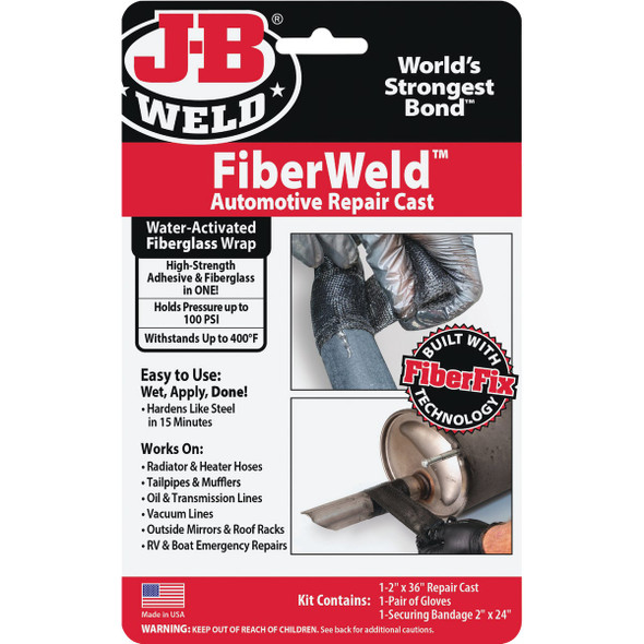 J-B Weld FiberWeld 2 In. W x 36 In. L Automotive Repair Cast Kit 38237SRP-16