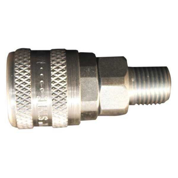 Milton A Style Coupler,1/4" MNPT S-776