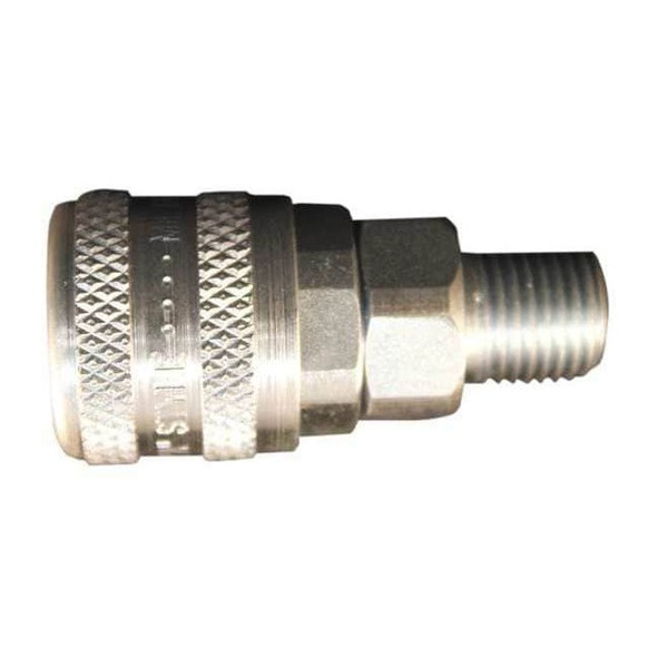 Milton A Style Coupler,1/4" MNPT S-776