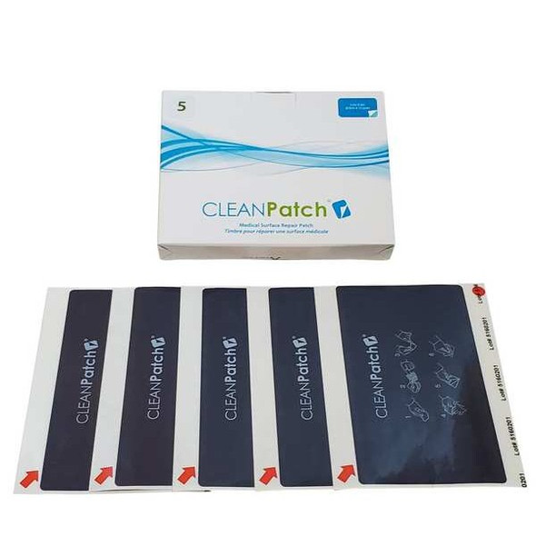 Clean Patch Mattress Repair Patch,Blue,3.5" L,PK5 12003