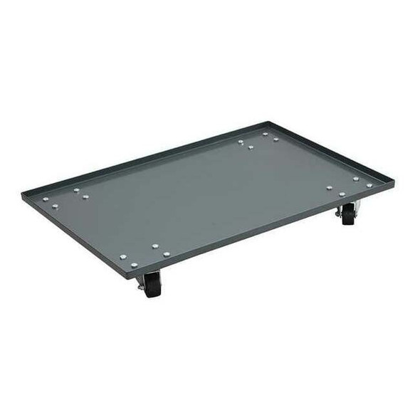 Manufacturer Varies GnrlPurposeDlly,5in,27in,Gry,Stl,500lb 24WF55