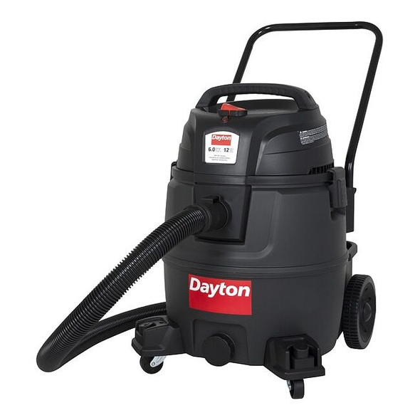 Dayton Shop Vacuum,26 in H,17 in L 61HV89