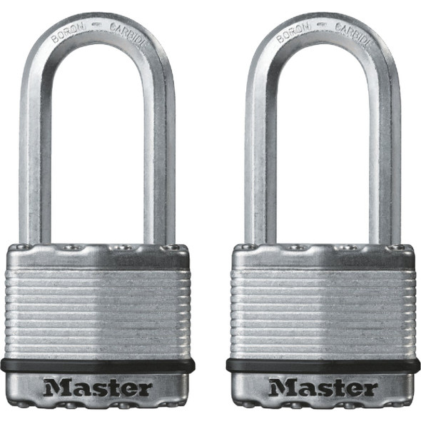 Master Lock Magnum 2 In. Keyed Alike Padlock (2-Pack) M5XTLFCCSEN