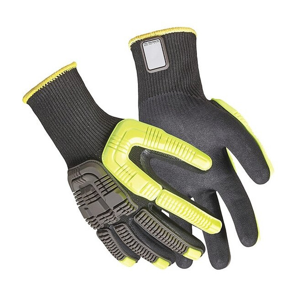 Knit Gloves, Cut Level A4 ,Double Dipped ,Nitrile ,Sandy ,2XL 1 PR