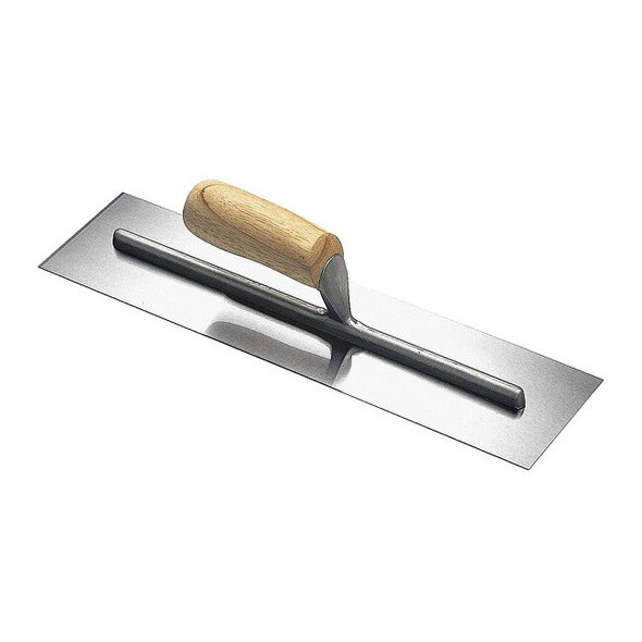 Westward Square-End Trowel,14inL,4inW,CarbonSteel 13A737