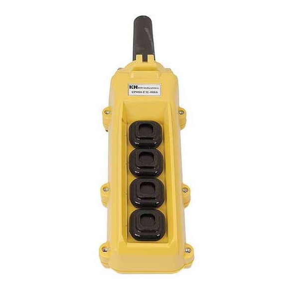 Kh Industries PendantCntrlStation,DeadEnd,4Buttn,Ylw CPH04-D1D-000A
