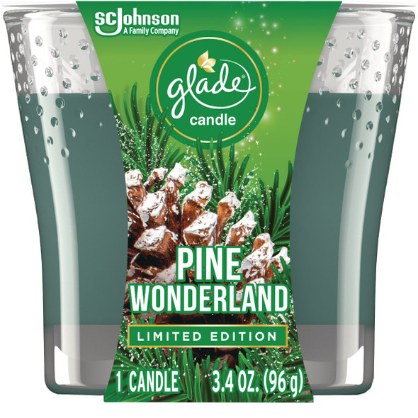 Glade 3.4 Oz. Pine Wonderland Candle 2483