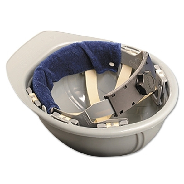 Terry Toppers® Hard Hat Sweatband, Navy, Terry Cloth, Navy, Used with Hard Hats