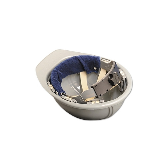 Terry Toppers® Hard Hat Sweatband, Navy, Terry Cloth, Navy, Used with Hard Hats