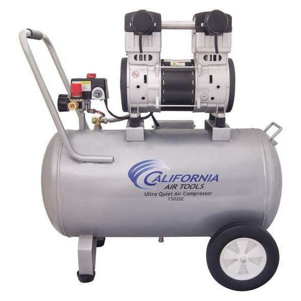 Ultra Quiet Oil-Free Air Compressor 15 gal 2-HP Only 67 dB
