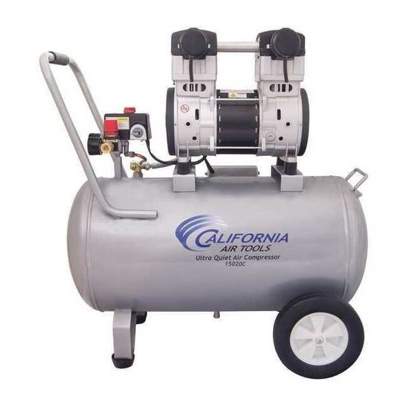 Ultra Quiet Oil-Free Air Compressor 15 gal 2-HP Only 67 dB