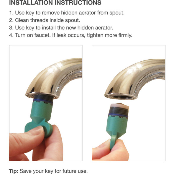 Danco Cache Faucet Aerator Key Removal Tool Set