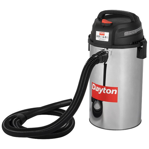 Dayton Shop Vacuum, 3 3/4 gal, 3 1/2 hp 61HV95