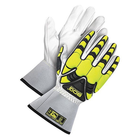 Bdg Cut-Resistant Leather Gloves, Cut Level A5 ,M 1 PR 20-1-1883-M