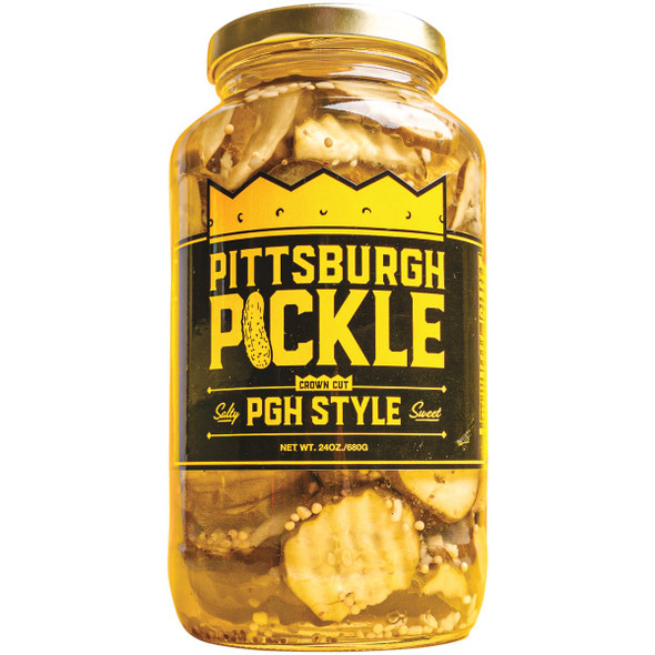 Pittsburgh Pickle Company PGH Style 24 Oz. Pickle Chips Pack of 6