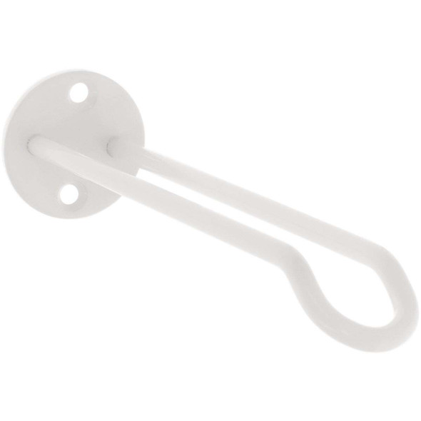 National Hardware 7 In. White Steel Wall Base Plant Hanger N275-522
