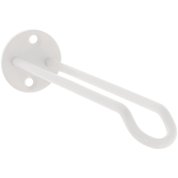 National Hardware 7 In. White Steel Wall Base Plant Hanger N275-522