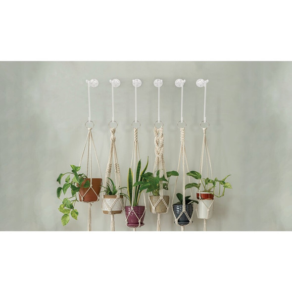 National Hardware 8 In. White Steel Modern Large S-Hook Plant Hanger N275-519 852618