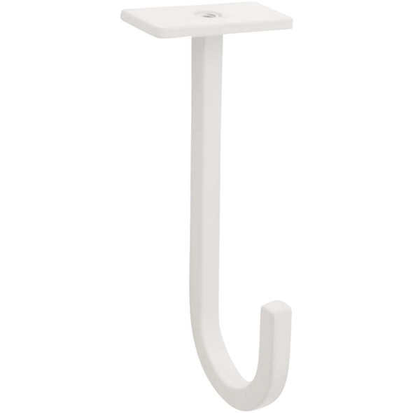 National Hardware 5 In. White Steel Long Ceiling Plant Hook N275-512