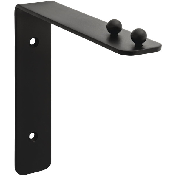 National Hardware 7 In. Black Steel Hanging Wall Plant Bracket N275-530