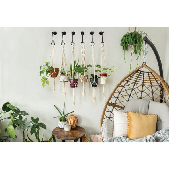 National Hardware 4 In. Black Steel Modern Small S-Hook Plant Hanger National Hardware 4 In. Black Steel Modern Small S-Hook Plant Hanger