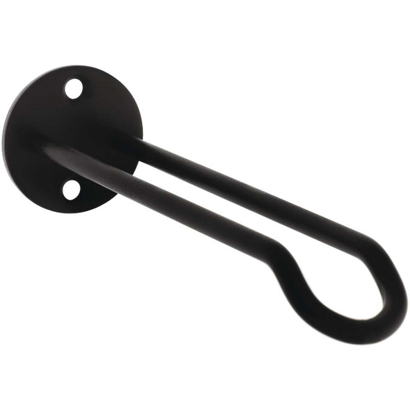 National Hardware 7 In. Black Steel Wall Base Plant Hanger N275-520