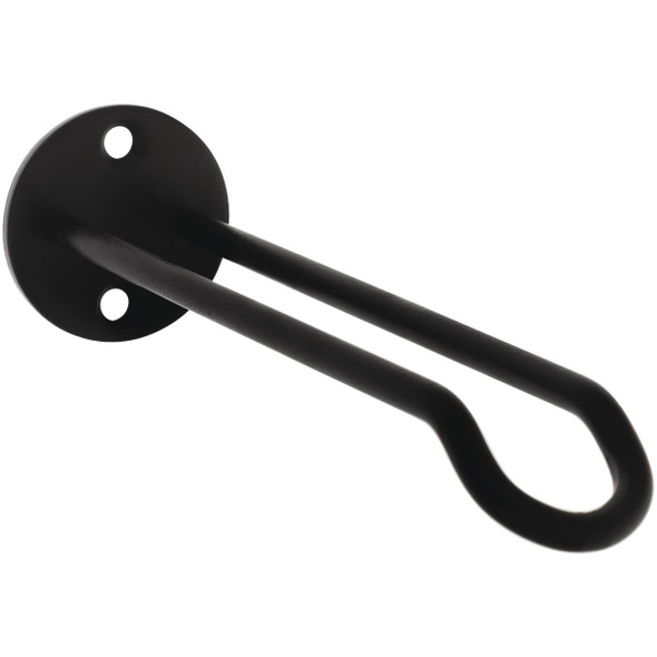 National Hardware 7 In. Black Steel Wall Base Plant Hanger N275-520