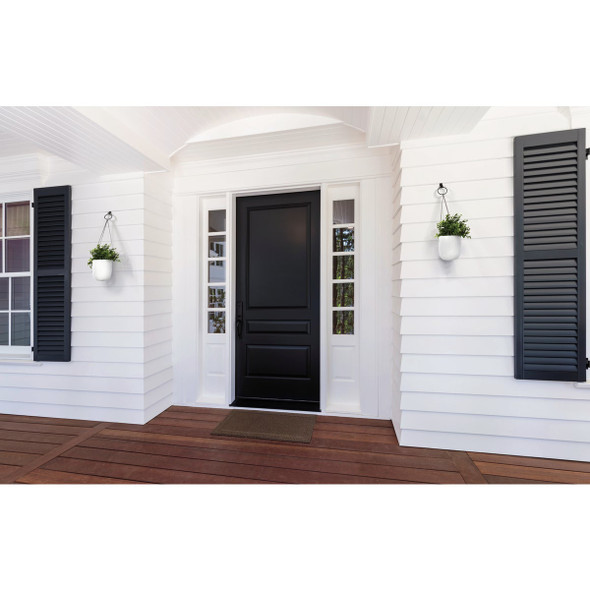 National Hardware 1-7-16 In. Black Steel Siding Hook Plant Hanger (4-Pack) N275-531 897637
