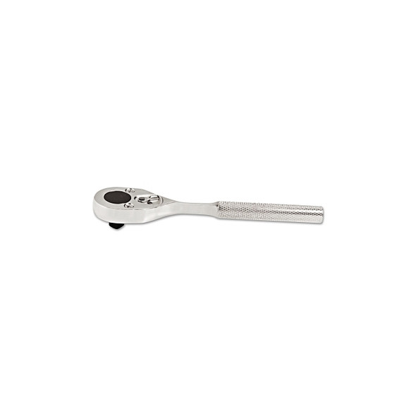 Classic Standard Length Pear Head Ratchet, 3/8 in Dr, 7 in L, Alloy Steel, Knurled Handle