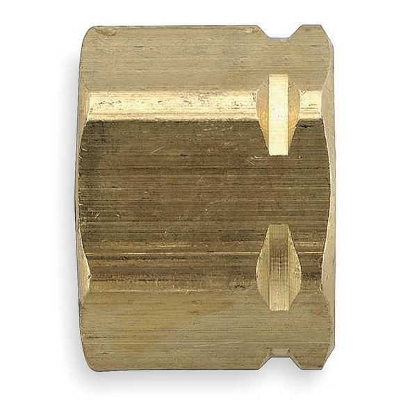 Parker Tube Nut,Brass,Comp,3/8In,PK100 61CA-6 Parker Tube Nut,Brass,Comp,3/8In,PK100 61CA-6
