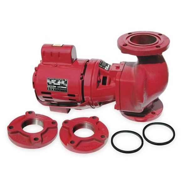 Hydronic Circulating Pump, 1/4 hp, 115V, 1 Phase, Flange Connection